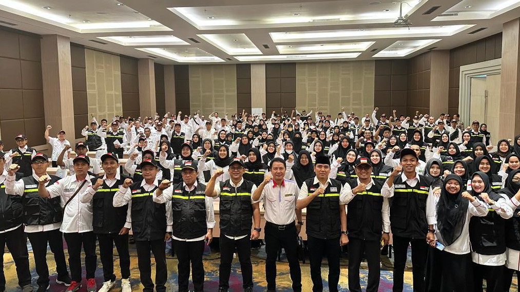 Pelepasan keberangkatan petugas haji Indonesia ke Arab Saudi
