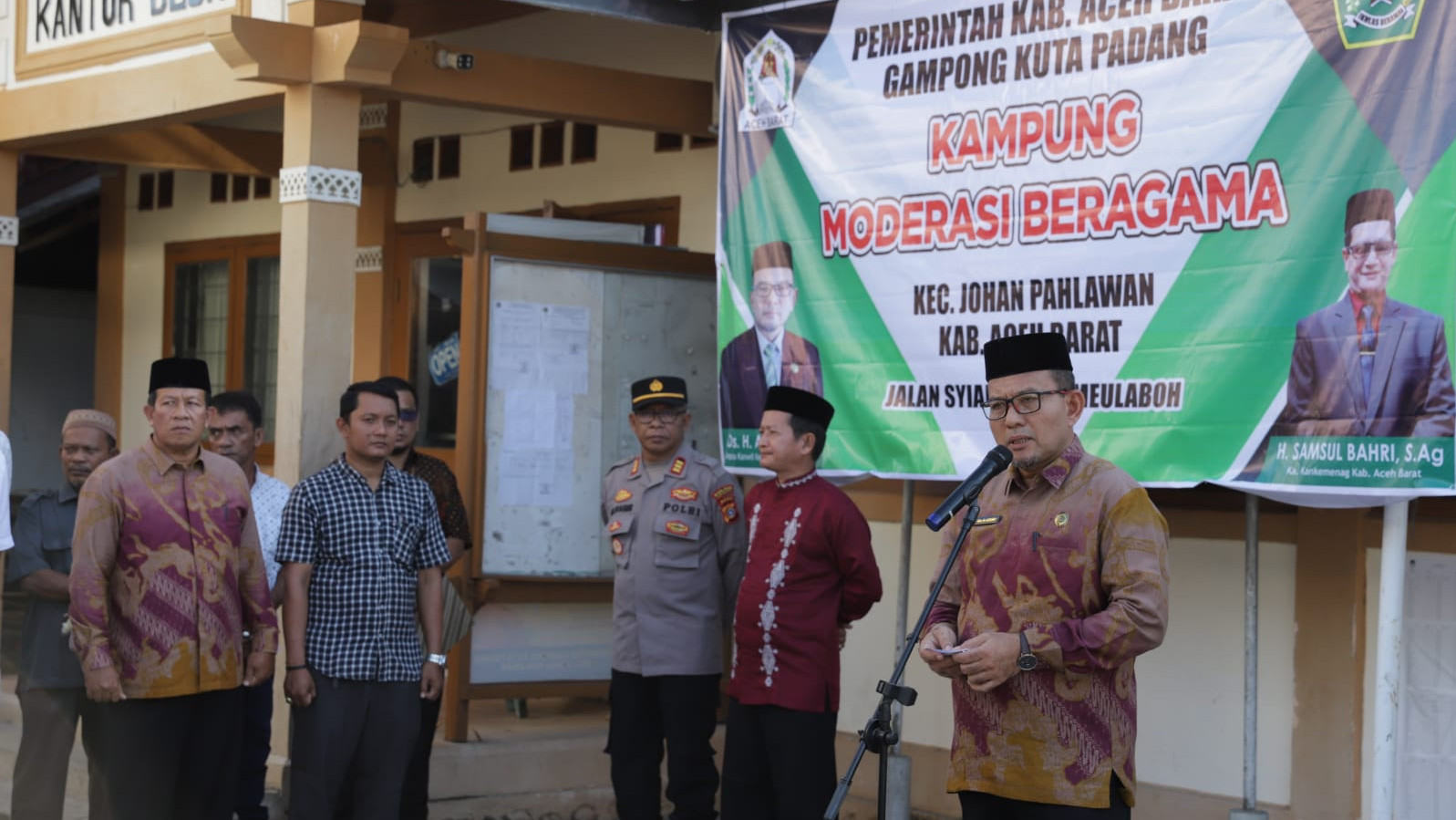 Peresmian Gampong Moderasi Beragama di Aceh