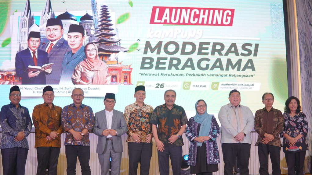 Launching Kampung Moderasi Beragama