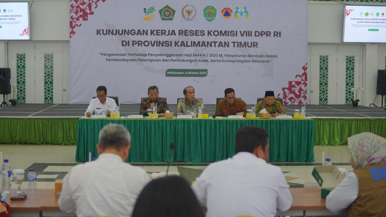 Kunjungan Kerja Reses Komisis VIII DPR RI ke Asrama Haji Balikpapan