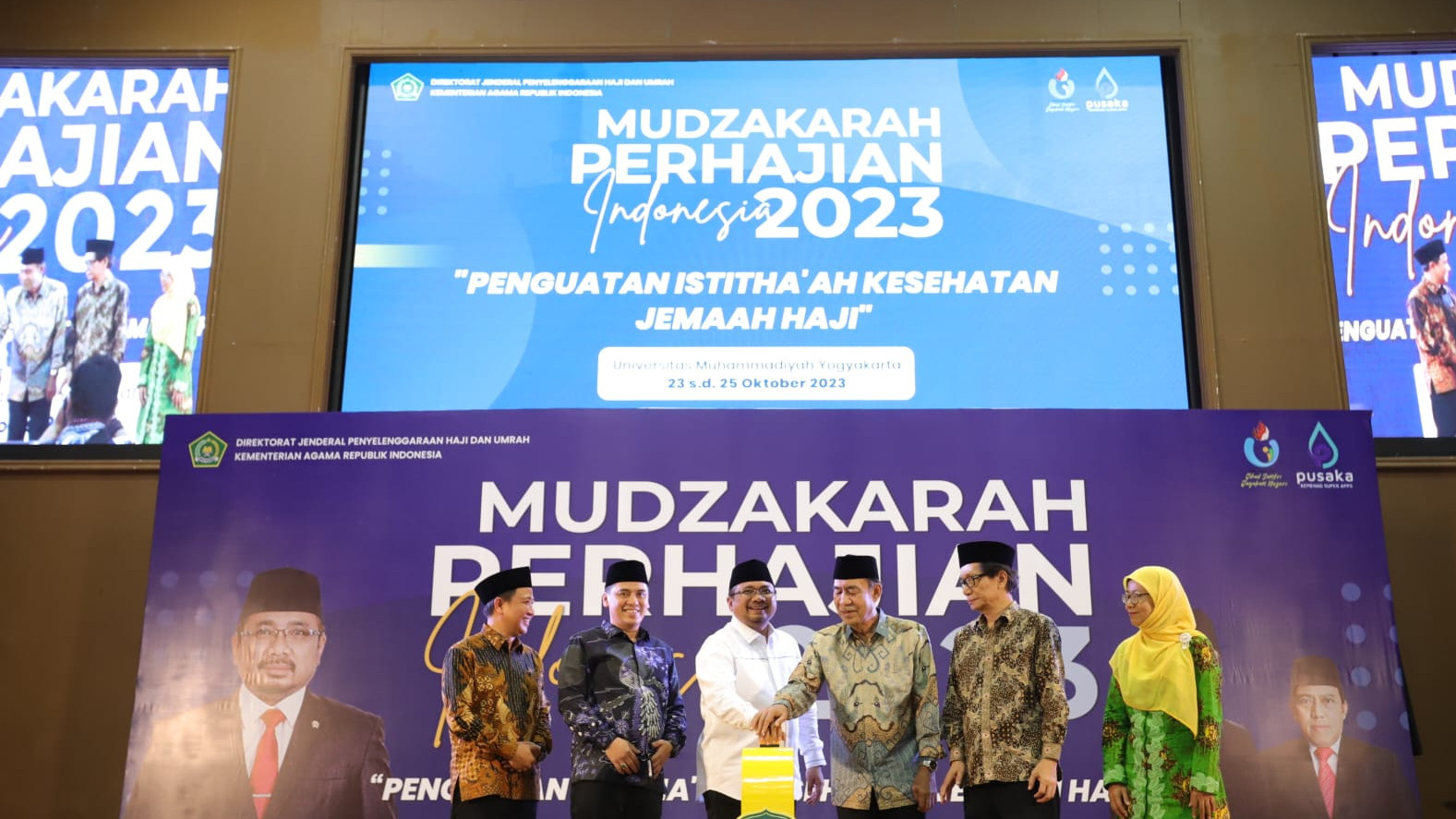 Menag membuka Mudzakarah Perhajian Indonesia 2023