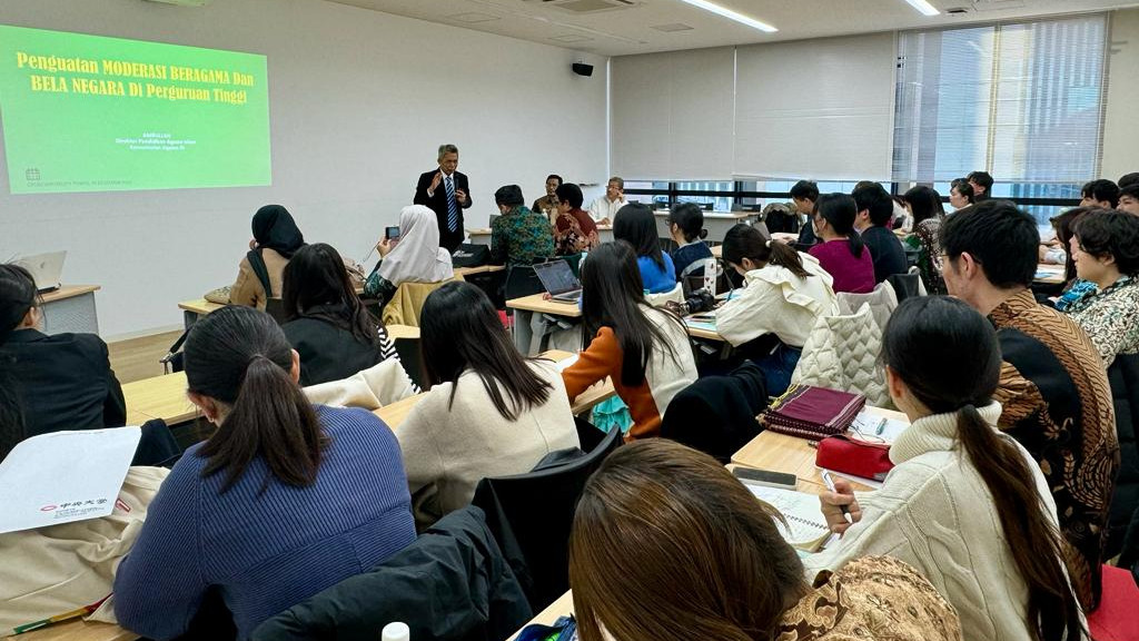 Direktur PAI, Amrullah promisikan Moderasi Beragama kepada para Mahasiswa Jepang