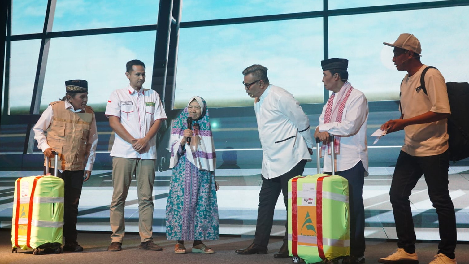Segmen Haji Ramah Lansia dalam Drama Musikal Kemenag Kita