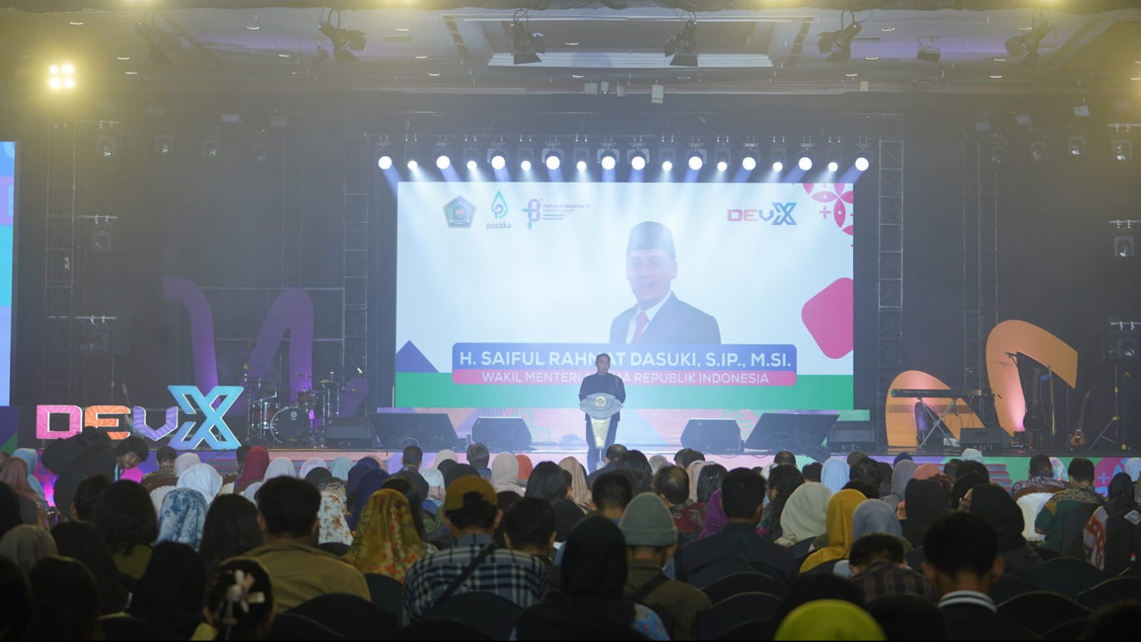 Wamenag Saiful Rahmat Dasuki menutup Dev-X 2024 di JCC Senayan