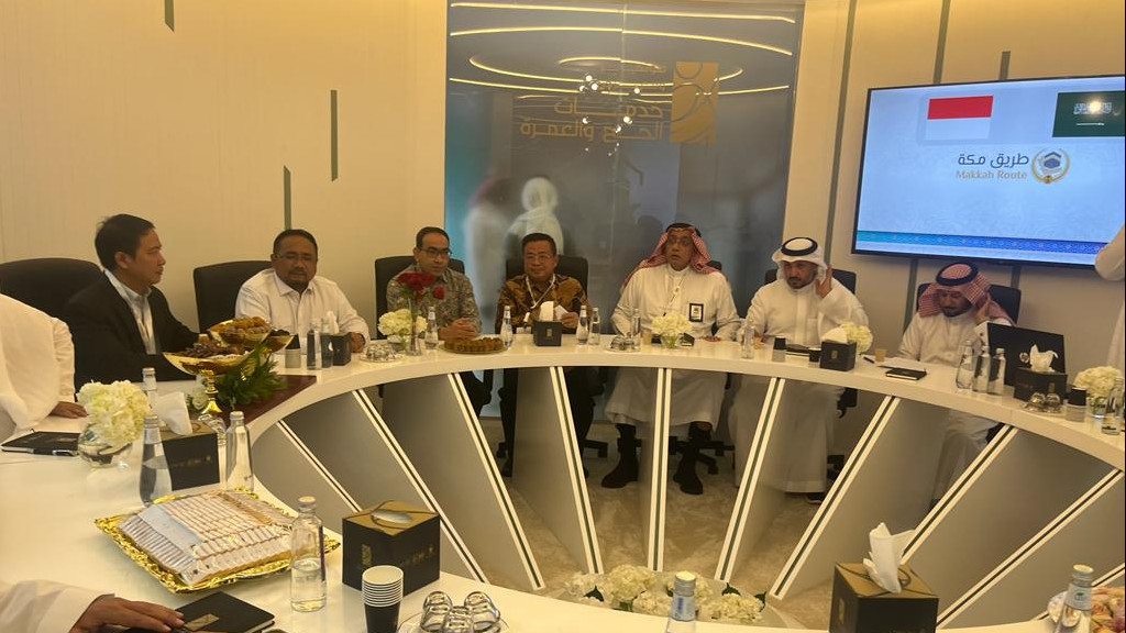 Menag bertemu dengan pihak Imigrasi Saudi pada Selasa (9/1/2024) di Jeddah