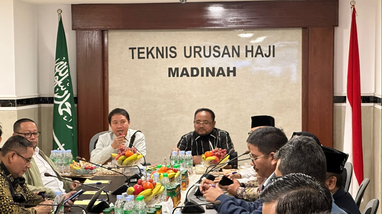 Menag pimpin rapat koordinasi di Madinah, Rabu (10/1/2024)