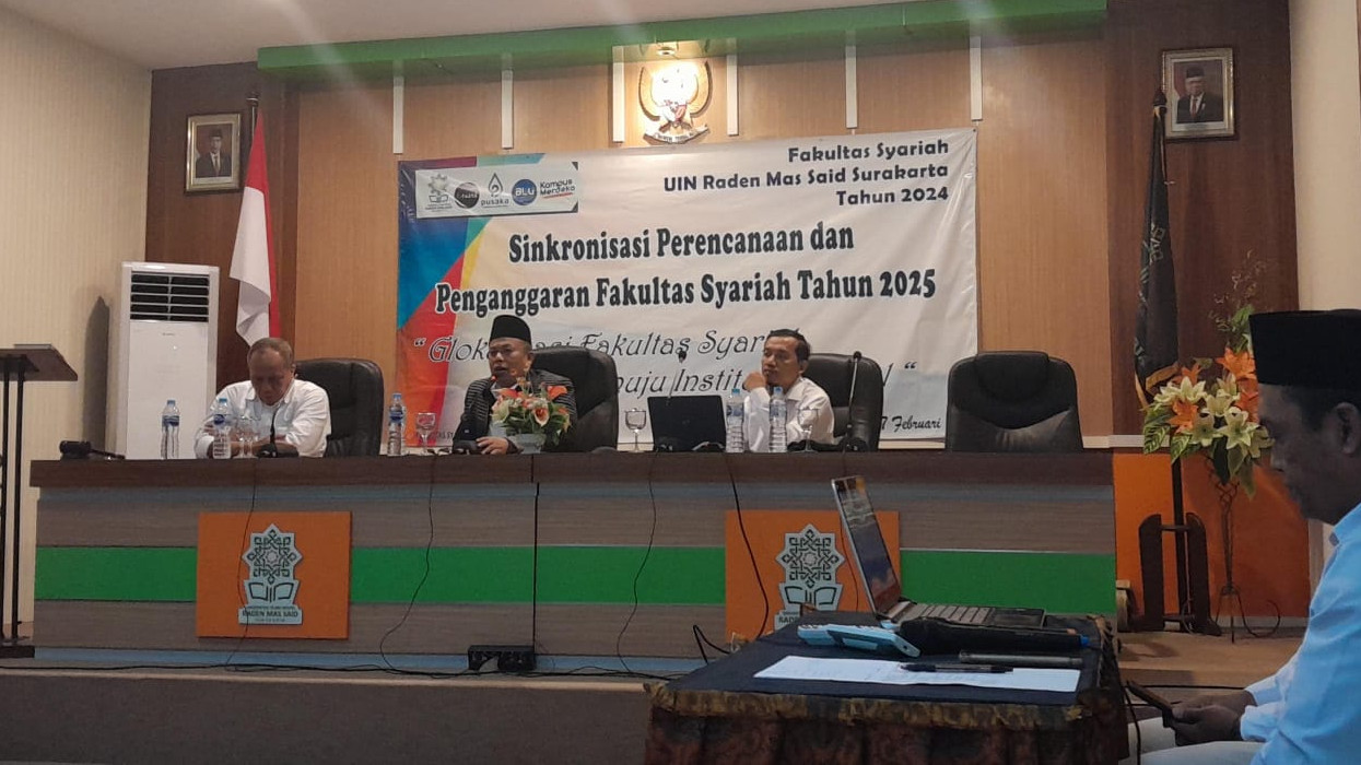 Rapat Sinkronisasi Perencanaan dan Penganggaran Fakultas Syariah UIN Surakarta