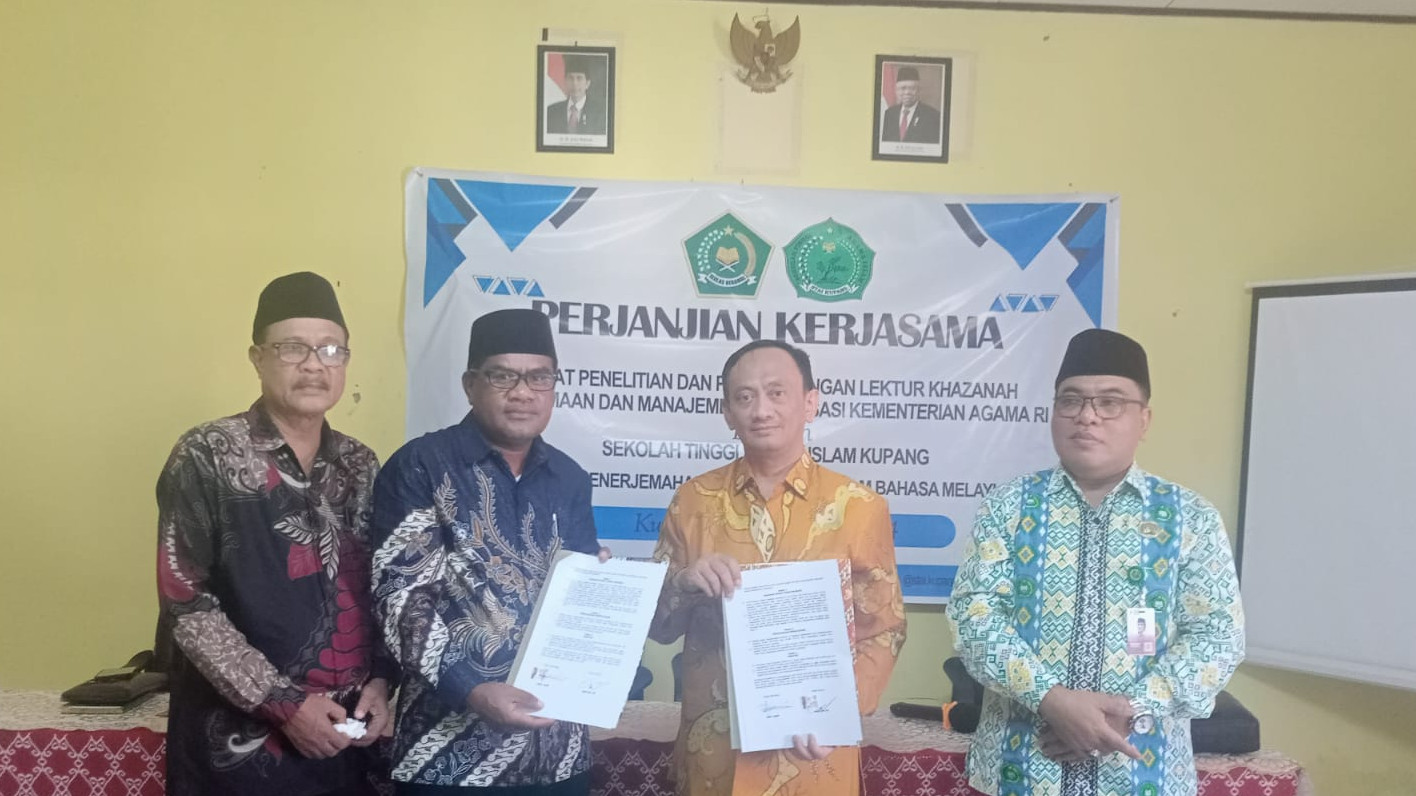 Penandatanganan MoU penerjemahan Al-Qur'an Bahasa Melayu Kupang