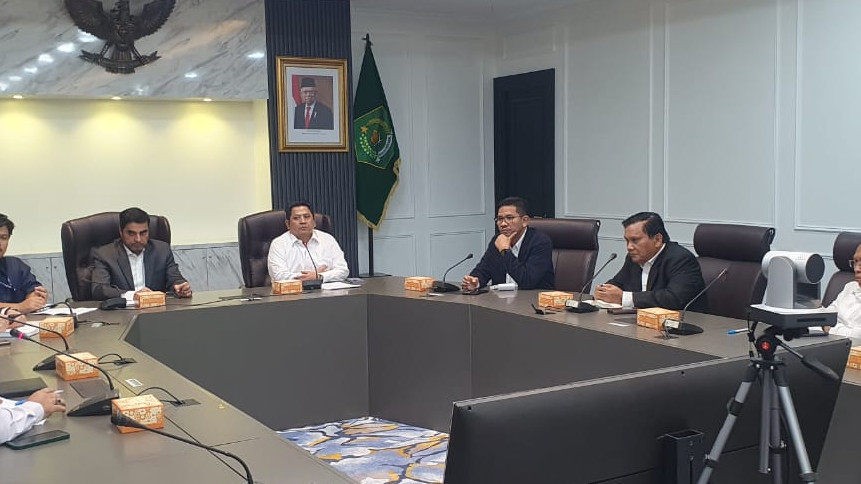 Sekjen Kemena M Ali Ramdhani menerima Dubes Yordani, Sudqi Attalah Al Omoush di kantor Kementerian Agama