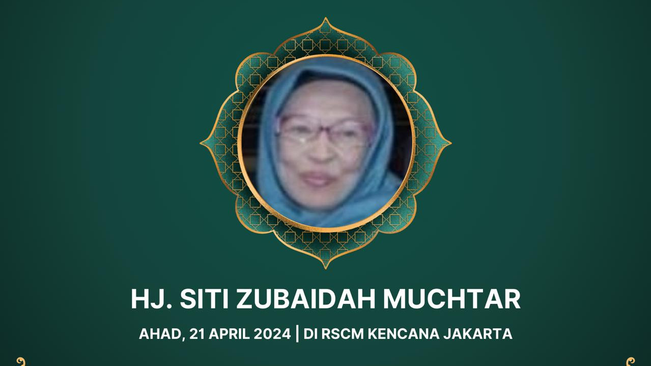 In Memoriam, Zubaidah Muchtar Tokoh Penasihatan Perkawinan dan Konseling Keluarga   