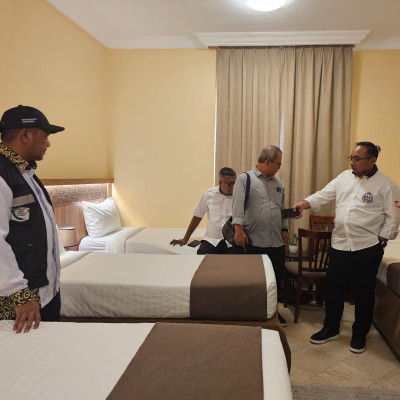 Menag Yaqut Cholil Qoumas cek hotel jemaah di Jarwal - Makkah