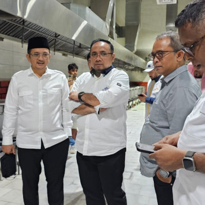 Menag tinjau dapur penyedia katering jemaah haji Indonesia di Makkah