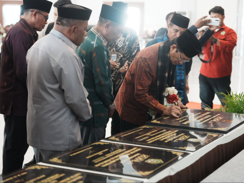 Resmikan Delapan Gedung SBSN di Sultra, Menag Dorong Layanan Keagamaan yang Inklusif dan Ramah Lingkungan