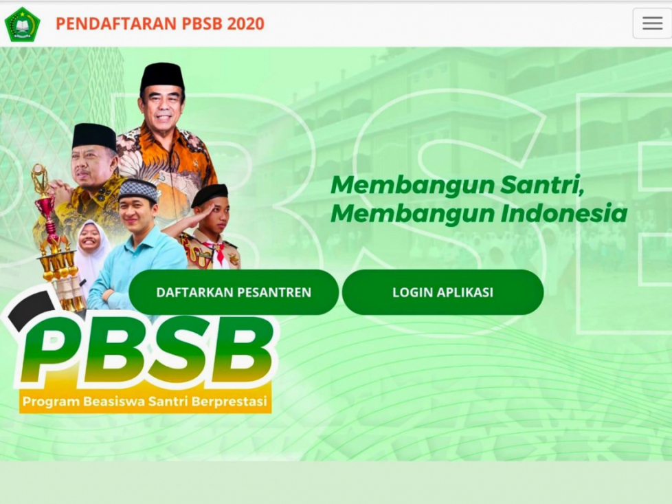 676 Santri Daftar Seleksi Beasiswa PBSB Tahap 1 Portofolio | Nasional ...